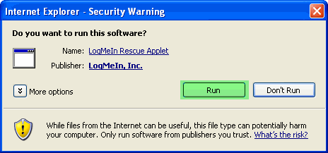 Security Warning